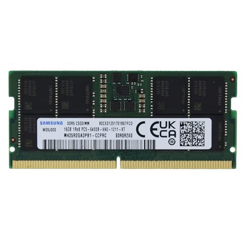 Samsung 16GB (1x16GB) DDR5 6400MHz PC5-51200 CSODIMM Clocked